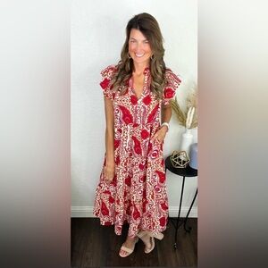 NWT- Entro Flowy Dress